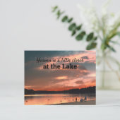 Der Himmel ist etwas Naher Postkarte (Stehend Vorderseite)