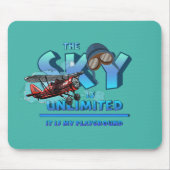 Der Himmel ist mein Spielplatz | Mousepad (Vorne)