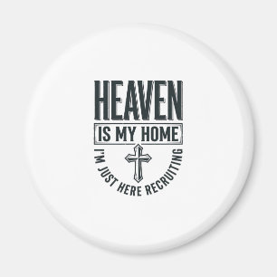 Der Himmel ist meine Heimat Christliches Rekrutier Magnet