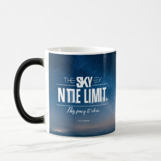 "Der Himmel ist nicht die Grenze" Inspirierendes Z Verwandlungstasse