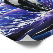 Der Himmel ist Schlicht Poster (Ecke)