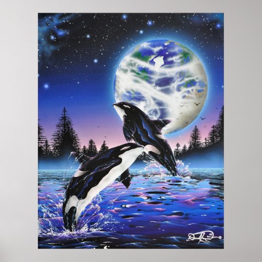 Der Himmel ist Schlicht Poster (Vorne)