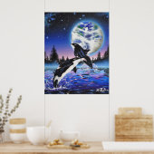 Der Himmel ist Schlicht Poster (Küche)