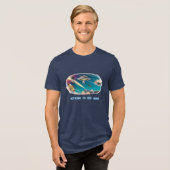 Der Himmel ist völlig normal Tri-Blend Shirt (Vorderseite voll)