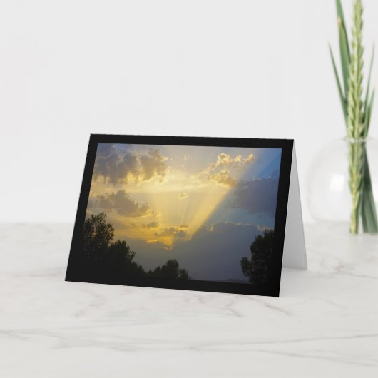 Der Himmel öffnet sich Karte (Vorderseite)