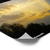Der Himmel öffnet sich Poster (Ecke)