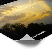 Der Himmel öffnet sich Poster (Ecke)