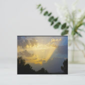 Der Himmel öffnet sich Postkarte (Stehend Vorderseite)