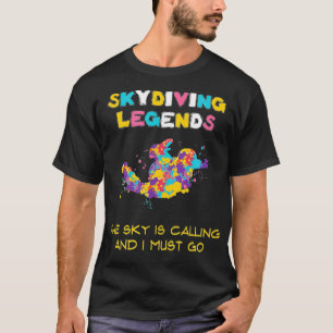 Der Himmel ruft an und ich muss coole Luftsportart T-Shirt