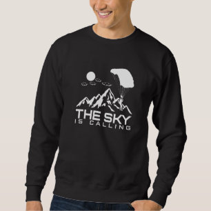 Der Himmel ruft I Fallschirmspringer Tandem Sprung Sweatshirt
