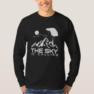 Der Himmel Ruft I Fallschirmspringer Tandem Sprung T-Shirt