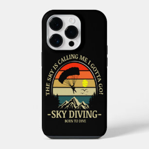 Der Himmel ruft mich, ich muss Skydiving gehen iPhone 14 Pro Hülle
