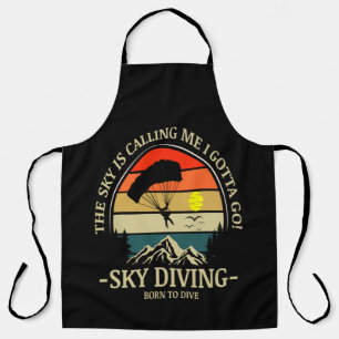 Der Himmel ruft mich, ich muss Skydiving gehen Schürze