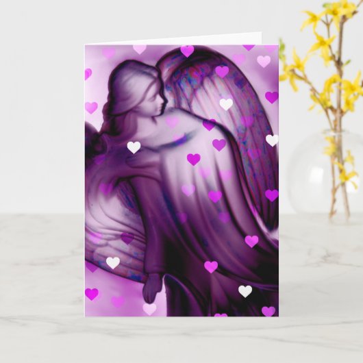 Der Himmel sendet euch heute das Herz Karte (Gelbe Blume)