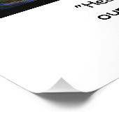 Der Himmel steht unter unseren Füßen Fotodruck (Ecke)