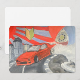 Der Himmel treiben Feiertagskarte