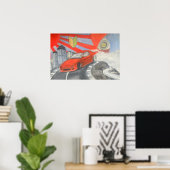 Der Himmel treiben Poster (Heimbüro)