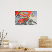 Der Himmel treiben Poster (Küche)