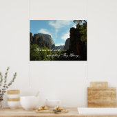 Der Himmel und die Erde sind voll von deiner Herrl Poster (Küche)