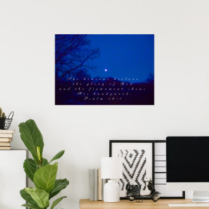 Der Himmel verkündet sich Poster