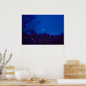 Der Himmel verkündet sich Poster (Küche)