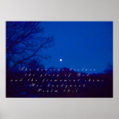 Der Himmel verkündet sich Poster (Vorne)