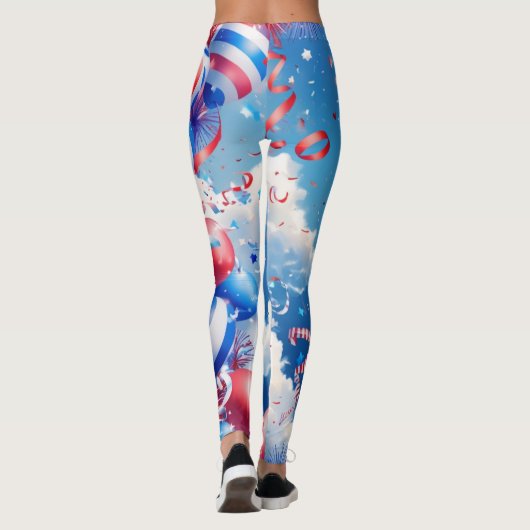 Der Himmel voller Freiheit Leggings (Rückseite)