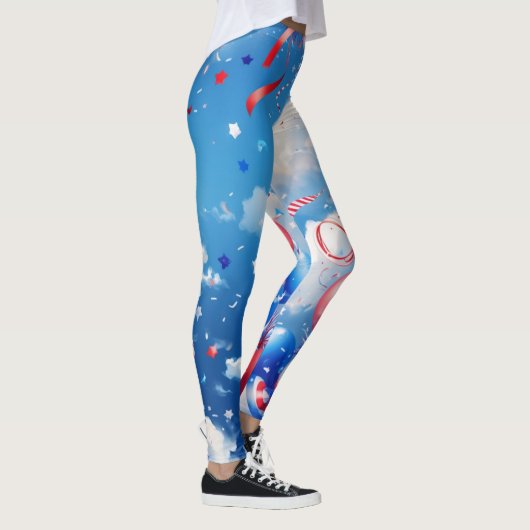 Der Himmel voller Freiheit Leggings (Rechts)