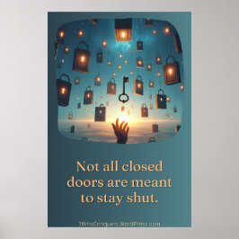 Der Himmel voller verschlossener Türen Poster