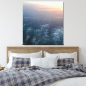 Der Himmel weiß Leinwanddruck (Insitu (Schlafzimmer))
