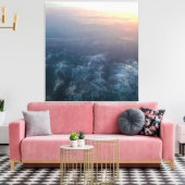 Der Himmel weiß Leinwanddruck (Insitu (Wohnzimmer))