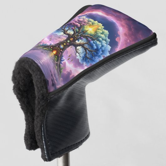 Der Himmelsbaum der ewigen Reiche Golf Headcover (3/4 Vorderseite)