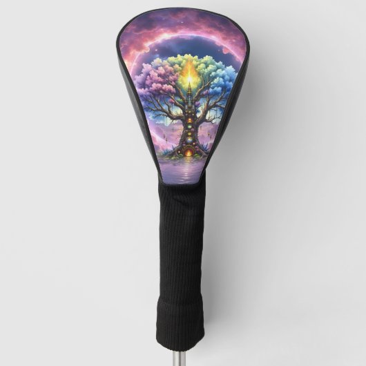 Der Himmelsbaum der ewigen Reiche Golf Headcover (Vorderseite)