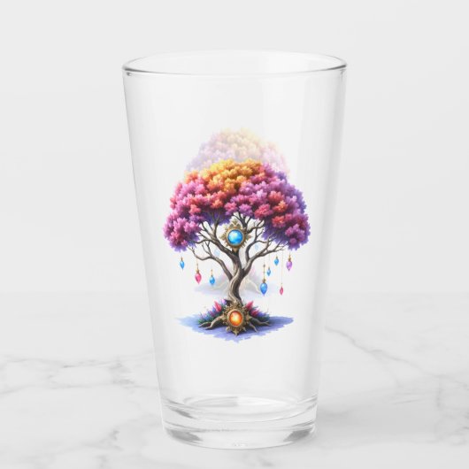 Der Himmelsbaum des Werdens. Glas (Vorderseite)