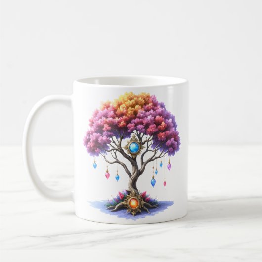 Der Himmelsbaum des Werdens. Kaffeetasse (Links)