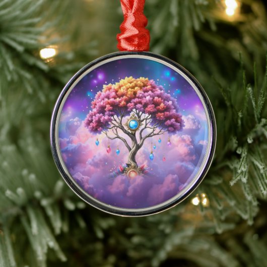 Der Himmelsbaum des Werdens. Ornament Aus Metall (Baum)