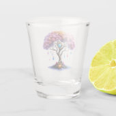 Der Himmelsbaum des Werdens. Schnapsglas (Rückseite)