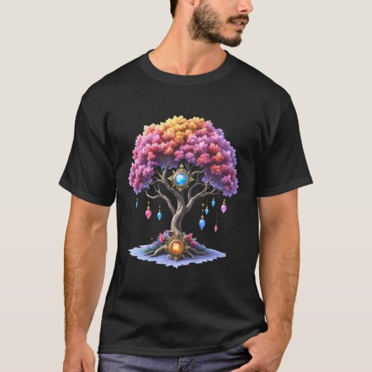 Der Himmelsbaum des Werdens. T-Shirt (Vorderseite)