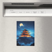 Der Himmelspalast um Mitternacht Magnet (In Situ (Geschirrspüler))