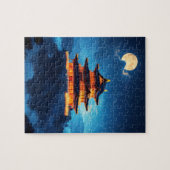 Der Himmelspalast um Mitternacht Puzzle (Horizontal)
