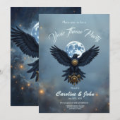 Der Himmelsrabe.  Einladung (Vorne/Hinten)