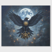 Der Himmelsrabe.  Geschenkpapier (Flach)