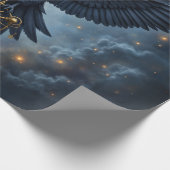 Der Himmelsrabe.  Geschenkpapier (Ecke)