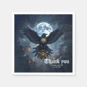 Der Himmelsrabe.  Serviette (Vorderseite)