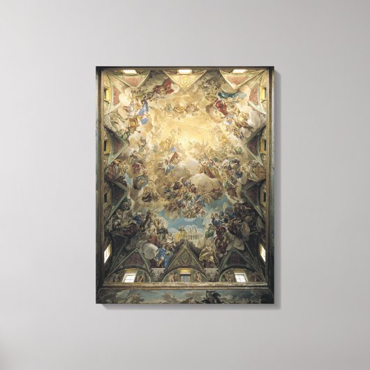 Der Himmelsruhm und der Triumph Leinwanddruck (Vorderseite)