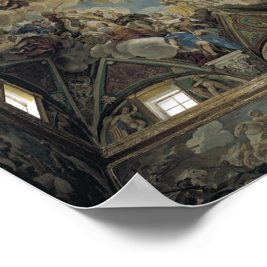 Der Himmelsruhm und der Triumph Poster (Ecke)