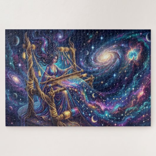 Der Himmelsweber: Teppich der Sterne Puzzle (Horizontal)