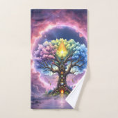 Der himmlische Baum der ewigen Reiche Badhandtuch Set (Handtuch)