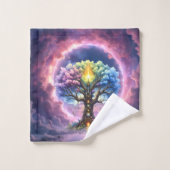 Der himmlische Baum der ewigen Reiche Badhandtuch Set (Waschlappen)
