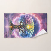 Der himmlische Baum der ewigen Reiche Badhandtuch Set (Handtuch)